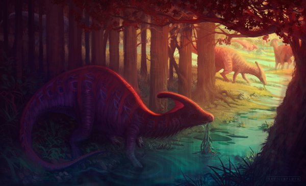 Динозавры арт