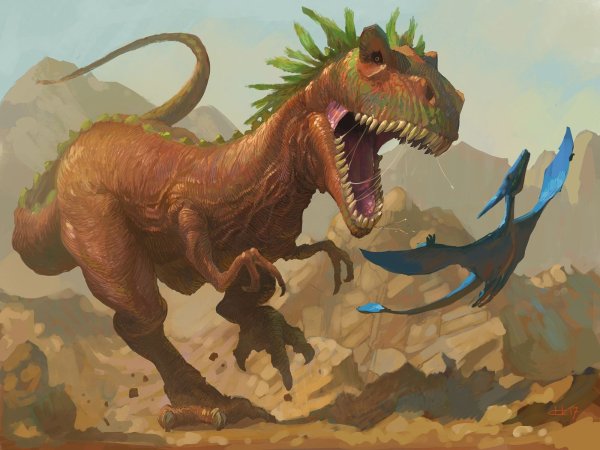 Динозавры арт