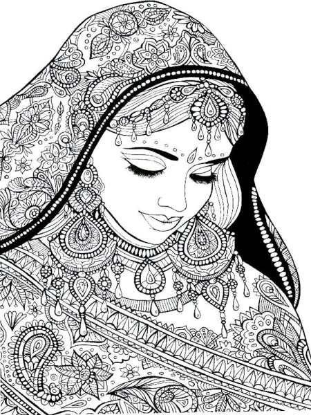 Раскраски антистресс для девочек