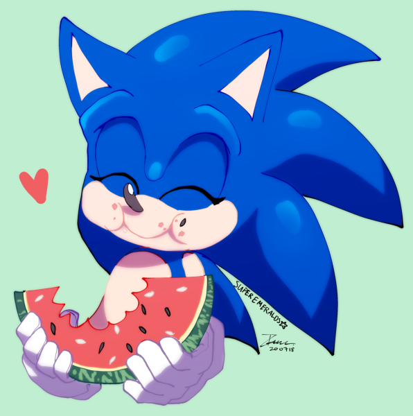 Соник милый арт