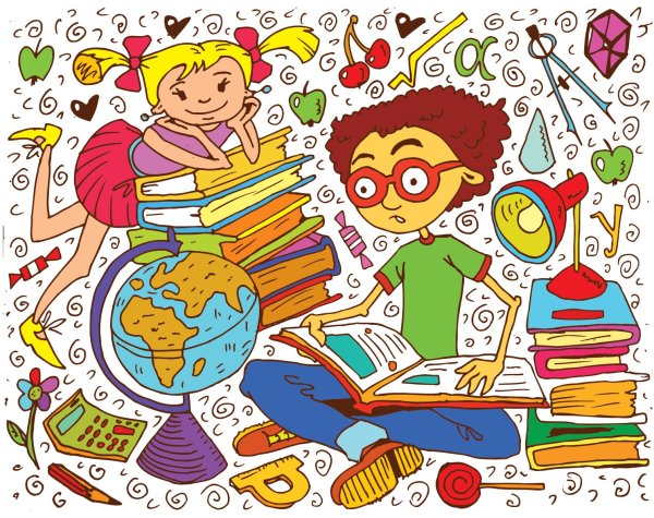 Рисунки на школьную тему