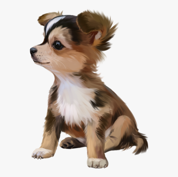 Милый щенок арт