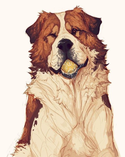 Мультяшные собаки арт