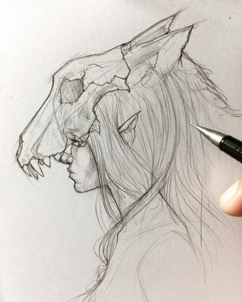 Наброски карандашом