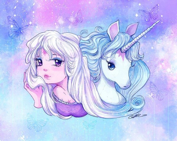 Девочка Единорог