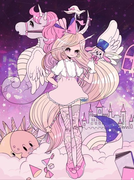 Единорог аниме