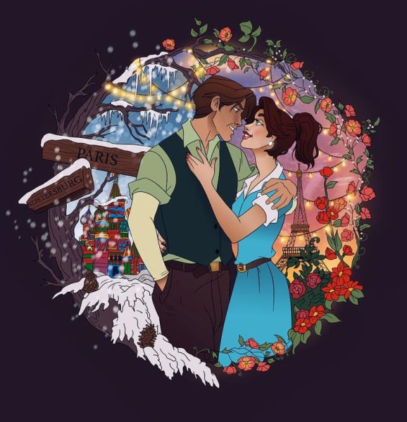 Анастасия и Дмитрий мультфильм арт