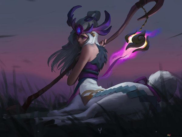 Лилия лига легенд арт