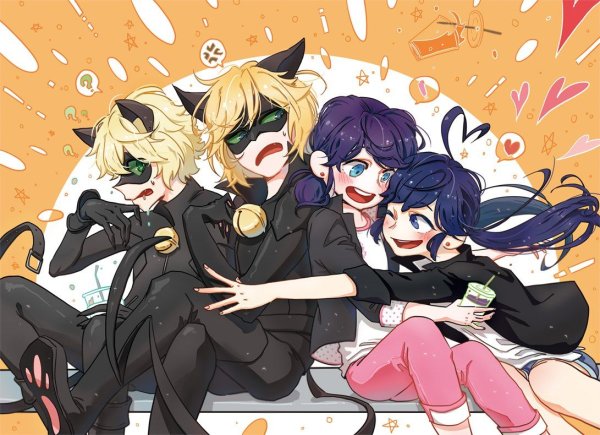 Маринет и Эдриан и Феликс