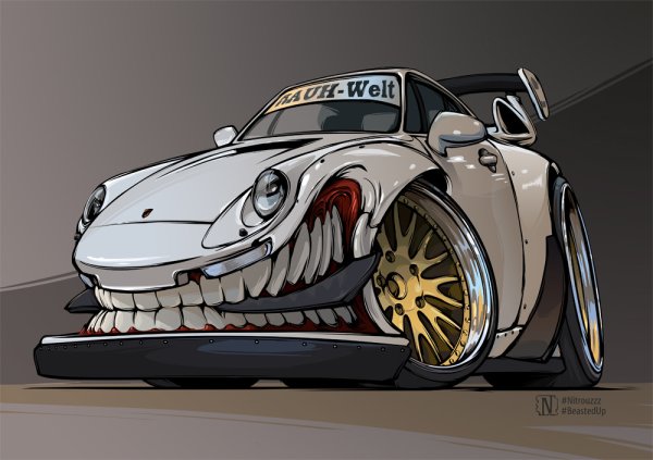 Автомобиль карикатура