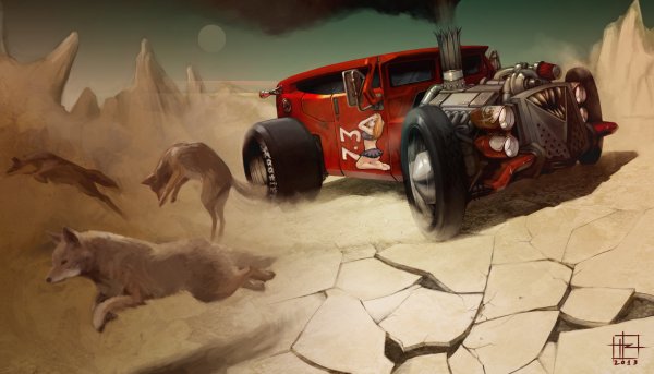 Машины-животные арт