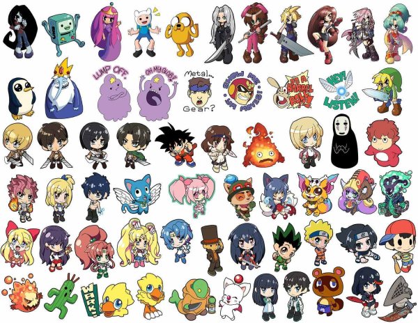 Аниме Стикеры