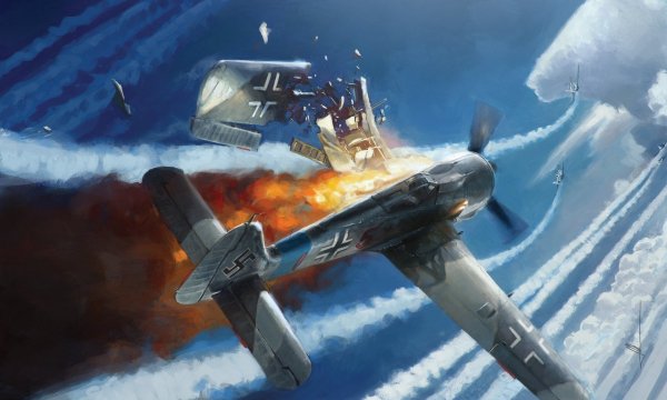 Подбитый Фокке Вульф