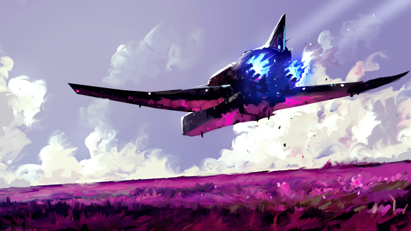 Самолет арт