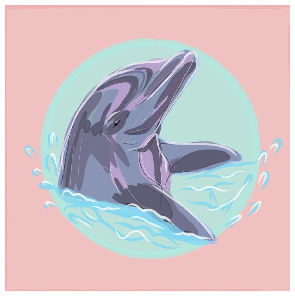 Дельфины Минимализм