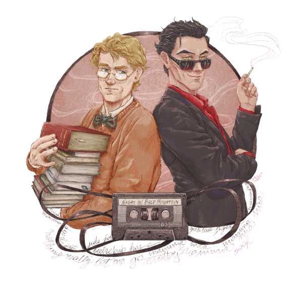 Благие знамения книжный Кроули