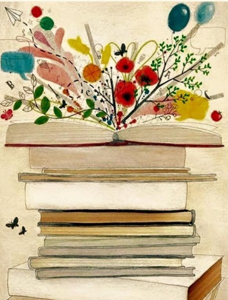 Красивые Акварельные иллюстрации в книгах