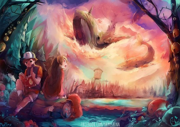 Гравити Фолз фан арт