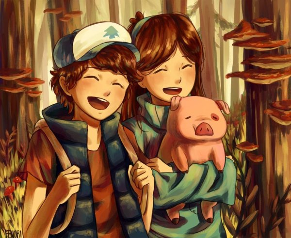 Гравити Фолз Мэйбл и Диппер