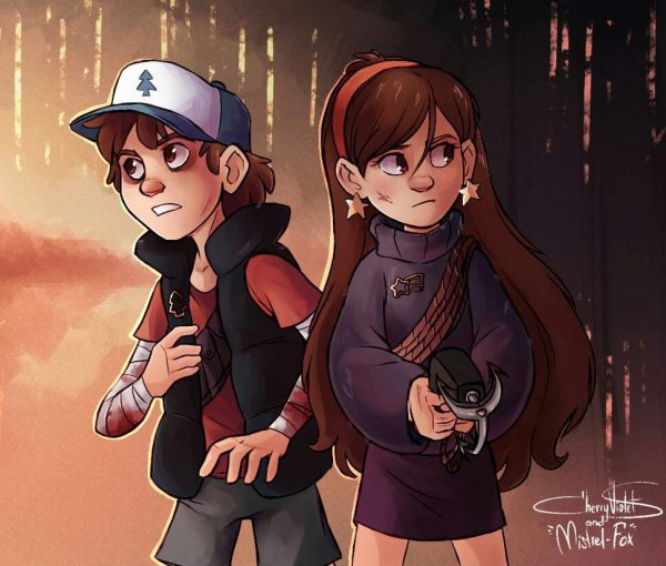 Гравити Фолз Мэйбл и Диппер