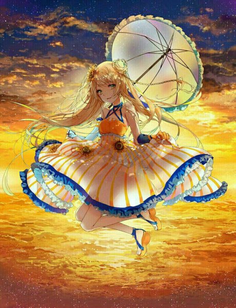 Солнечная девочка аниме