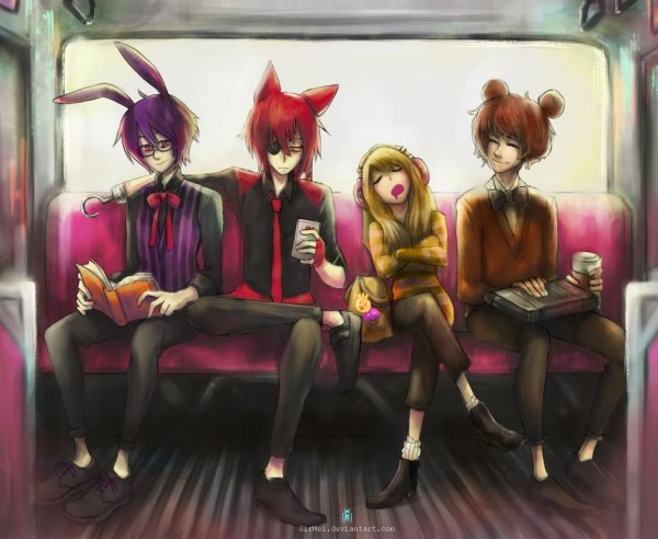 ФНАФ Фокси аниме