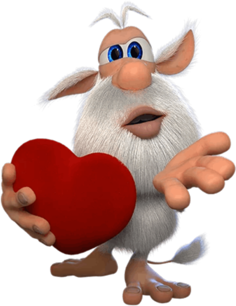 Герои мультика Буба