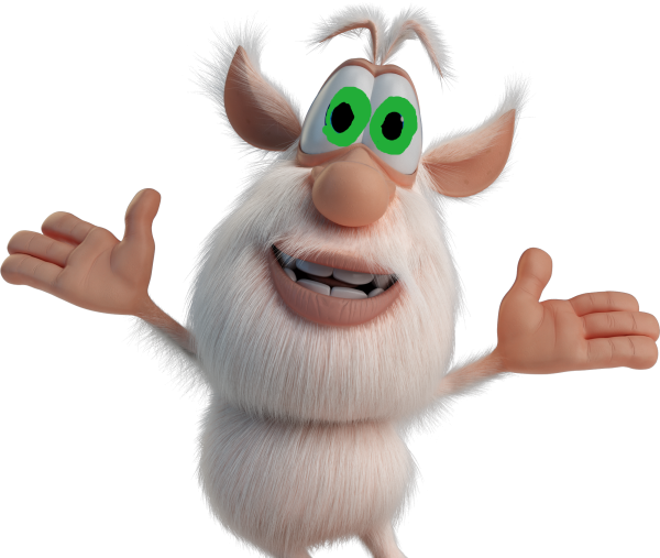 Герои мультика Буба