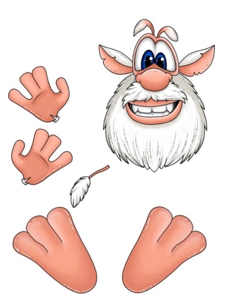 Буба макет для печати на торт