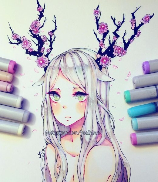 Идеи для рисунков аниме