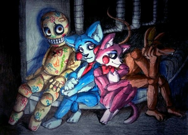 Синди и Кэнди пять ночей с Фредди