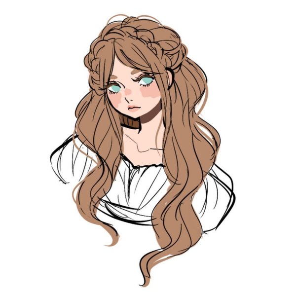 Милый стиль рисования девушек