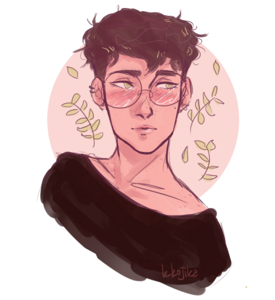 Парень в мультяшном стиле