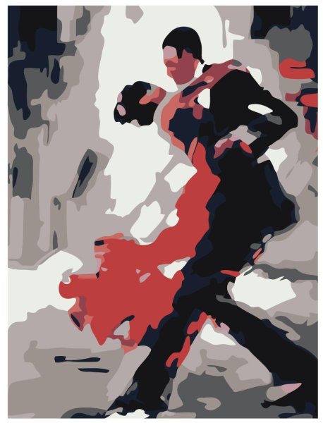 Картина по номерам танго вдвоем