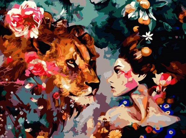 Димитра Милан картина Лев