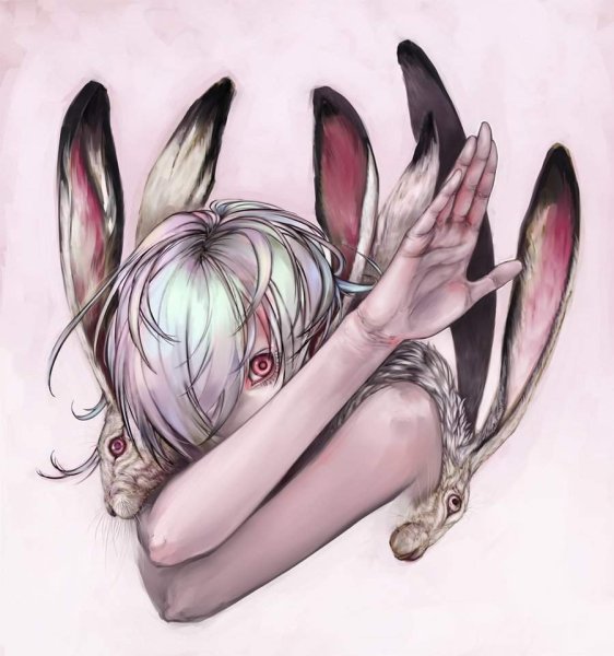 Девушка с кроличьими ушами