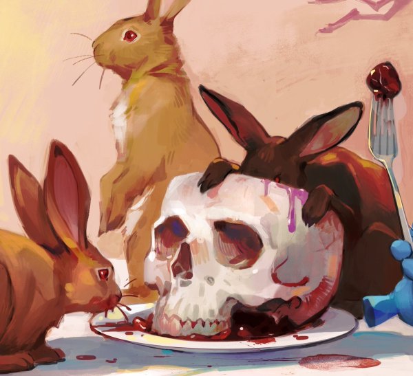 Обитатели холмов черный кролик Инле