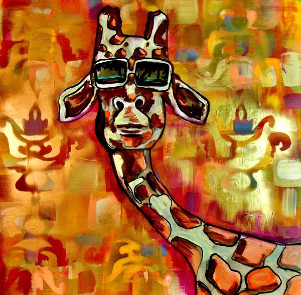 Жираф абстракция