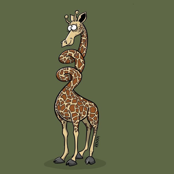 Жираф Минимализм