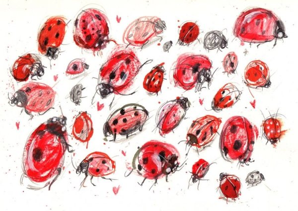 Божья коровка референс