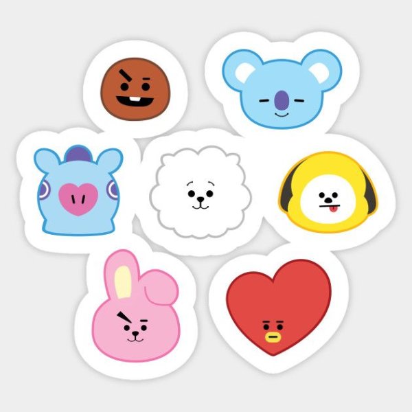БТС Стикеры bt21