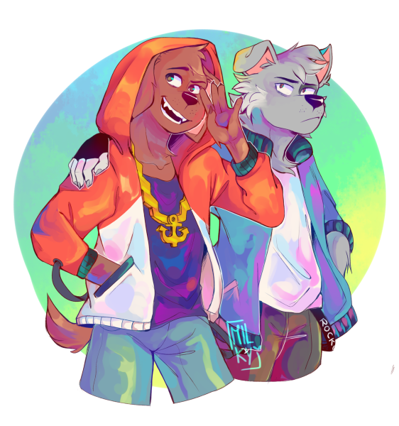 Рокки и Зума любовь арт