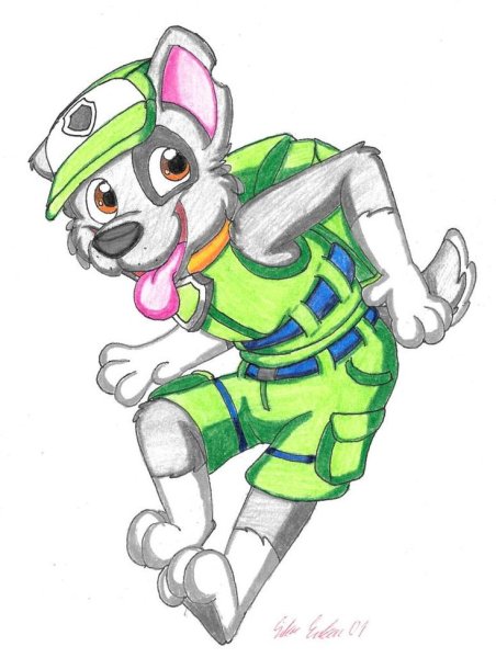 Рокки Щенячий патруль арт