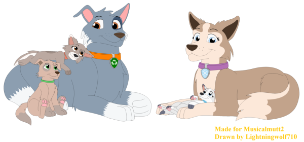 Маршал и Эверест и гонщик и Скай любовь