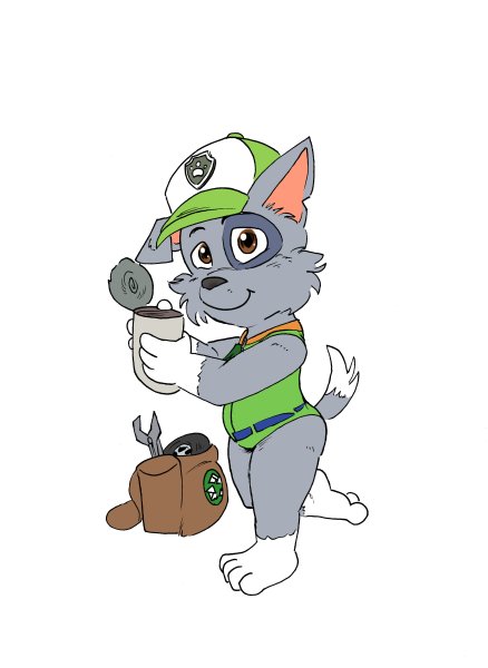 Paw Patrol furry Рокки