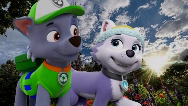 Щенячий патруль Рокки и Эверест