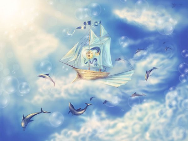 Сказочный кораблик