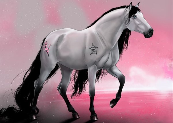 Лошади арты необычные