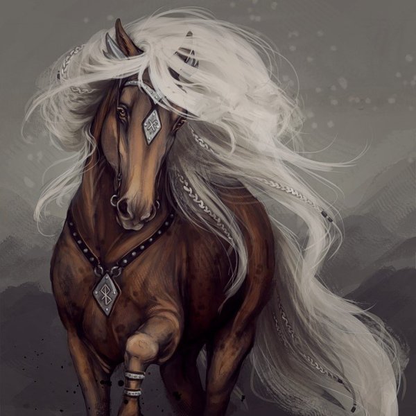 Лошадь арт