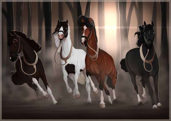 Арты лошадей